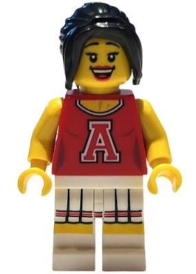 Red Cheerleader LEGO Minifigure