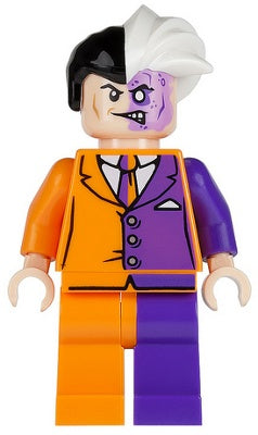 Two-Face LEGO Minifigure