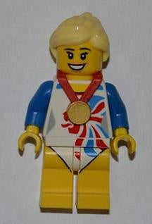 Flexible Gymnast LEGO Minifigure