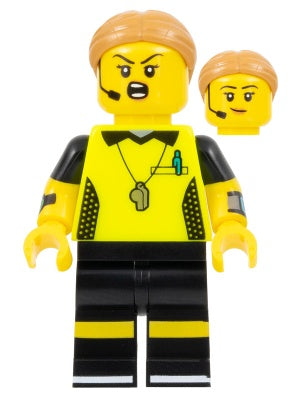 Football Referee LEGO Minifigure