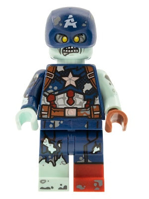 Zombie Captain America LEGO Minifigure