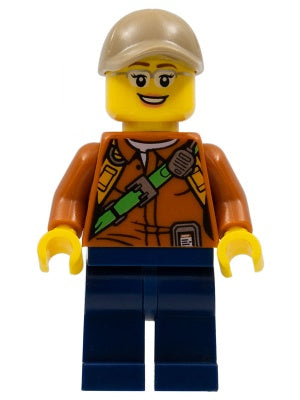 City Jungle Explorer Female LEGO Minifigure