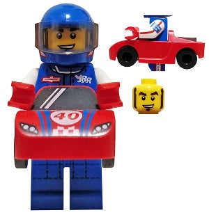 Race Car Guy LEGO Minifigure