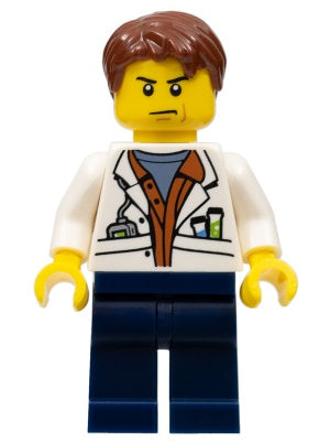 City Jungle Scientist LEGO Minifigure