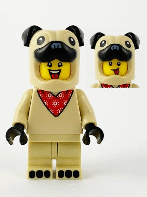 Pug Costume Guy LEGO Minifigure