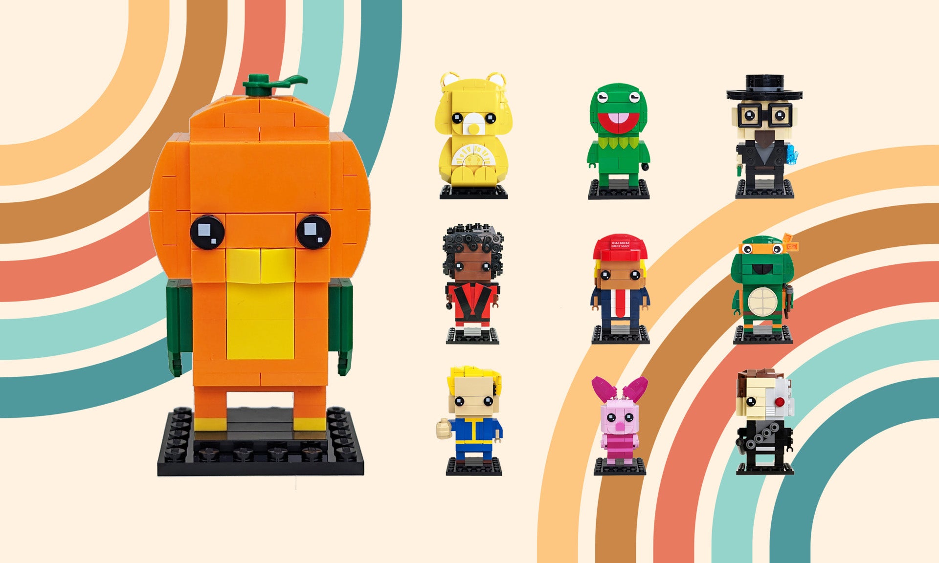 From a Single Orange Bird to a Flock: The Evolution of Our Brickheadz Creations