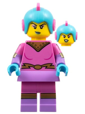 Retro Space Heroine LEGO Minifigure