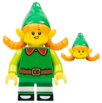 Holiday Elf LEGO Minifigure