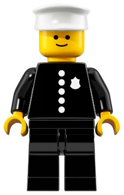 Classic Police Officer LEGO Minifigure