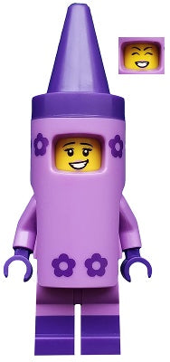 Crayon Girl LEGO Minifigure