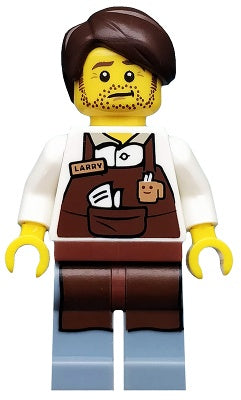 Larry the Barista LEGO Minifigure