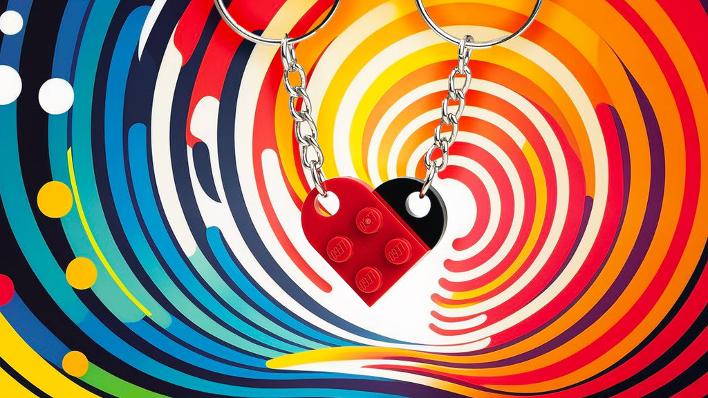 What is a Lego Matching Heart Keychain? (Small Gift, Big Impact)