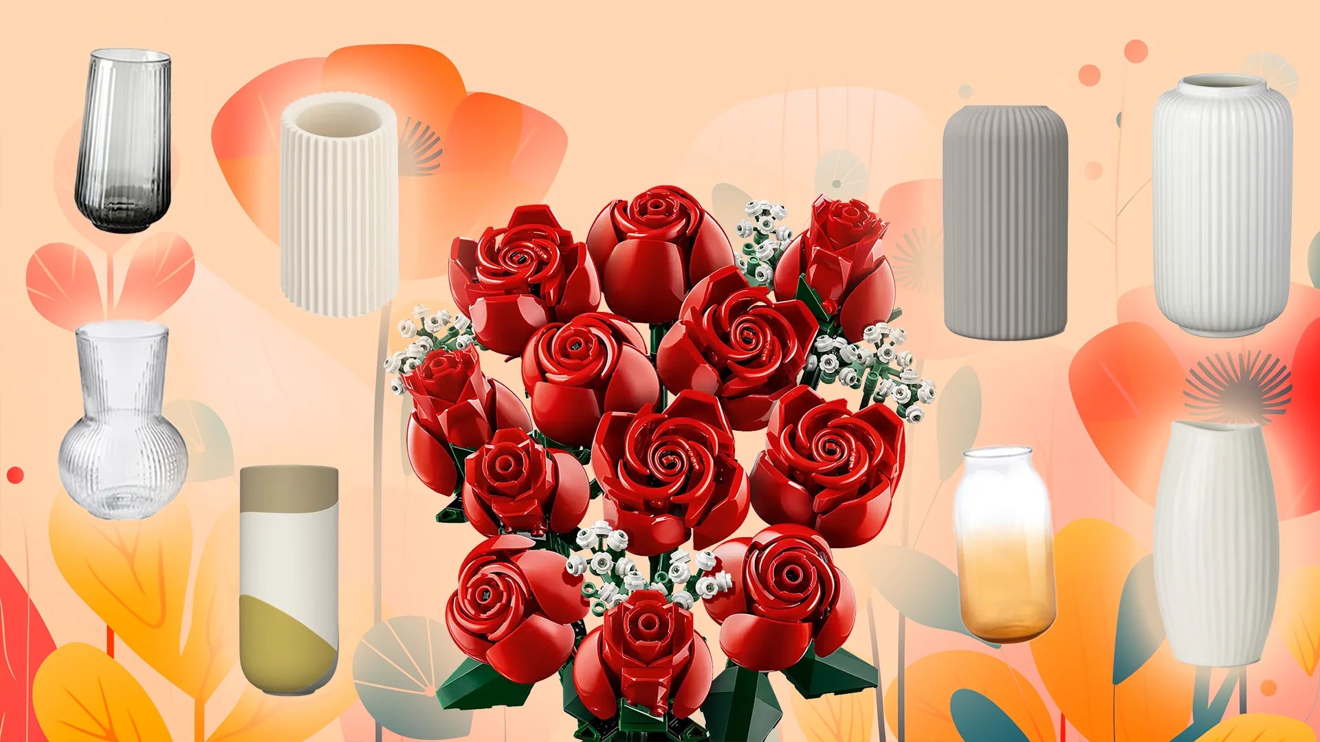 Recommended Vases for LEGO Bouquet of Roses (For All Budgets)