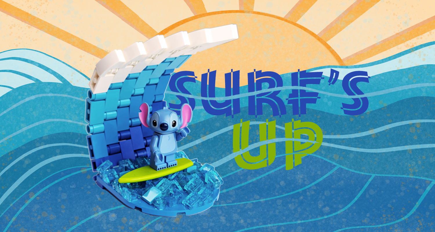 Surf's Up with this Minifigure Wave Build!