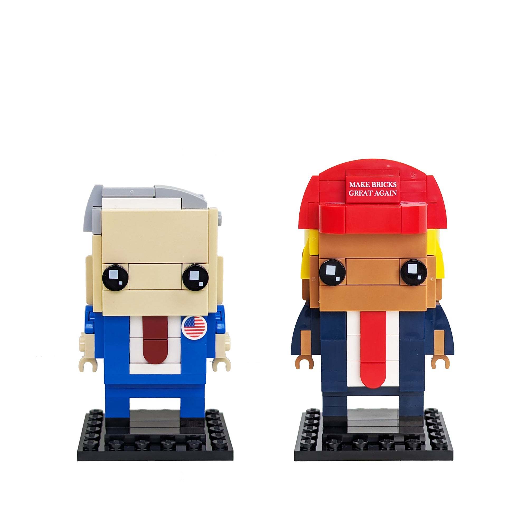 Presidents BrickHeadz Made Using Lego Parts