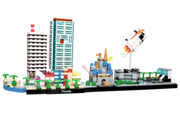 Landmarks made with Lego