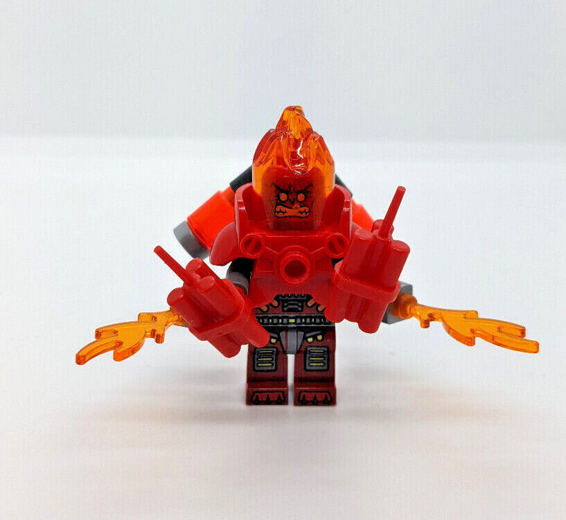 LEGO Minifigure Ultra Agents -  Infearno (uagt009) 70162 Villian w Dynamite - StudBee