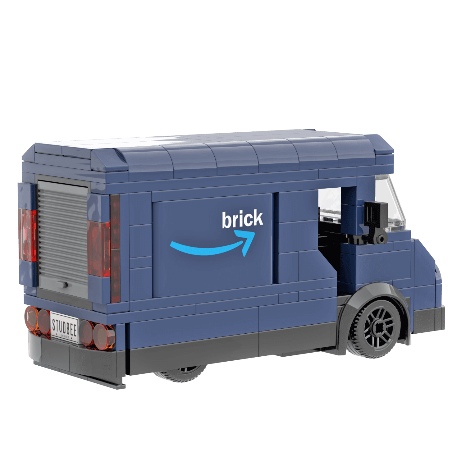 Amazing Delivery Van - Custom Printed Set - Made Using LEGO® Parts