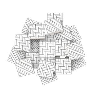 Subway Tile for Floor & Wall - Custom Printed Lego (20 Pack)