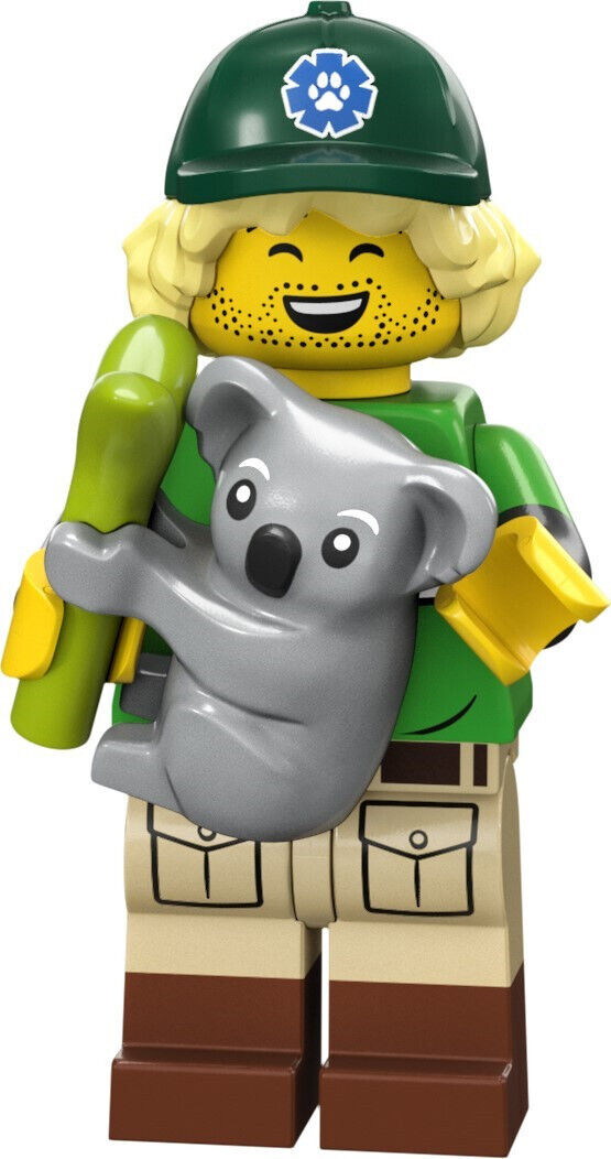 New SEALED Lego 71037 Series 24 Minifigure Conservationist Koala (col24-8) - StudBee