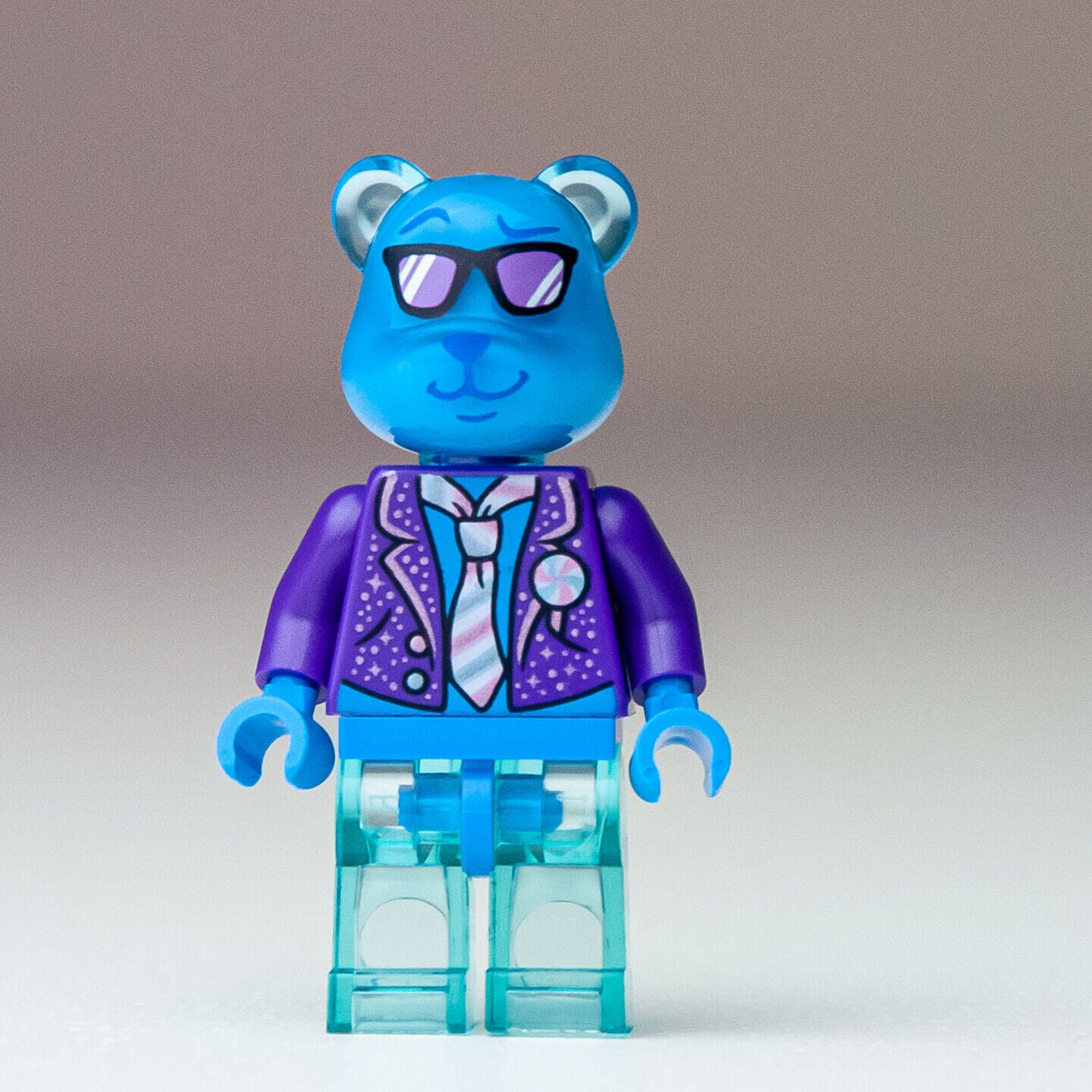 New LEGO Blue-Beary Guitarist Vidiyo Minifigure - Candy Castle 43111 (vid022) - StudBee