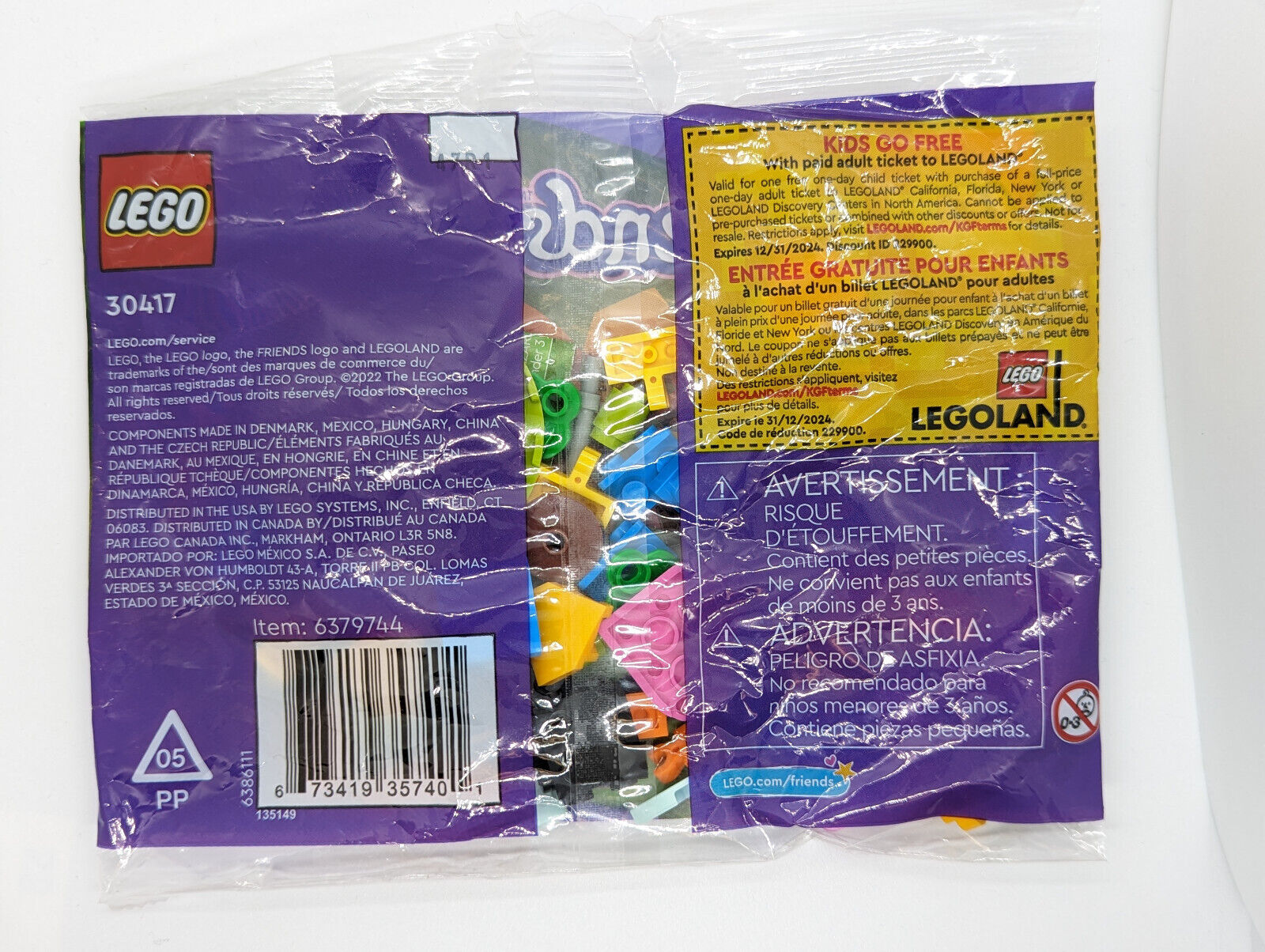 New LEGO 30417 Friends Garden Flower & Butterfly Polybag Botanical - StudBee