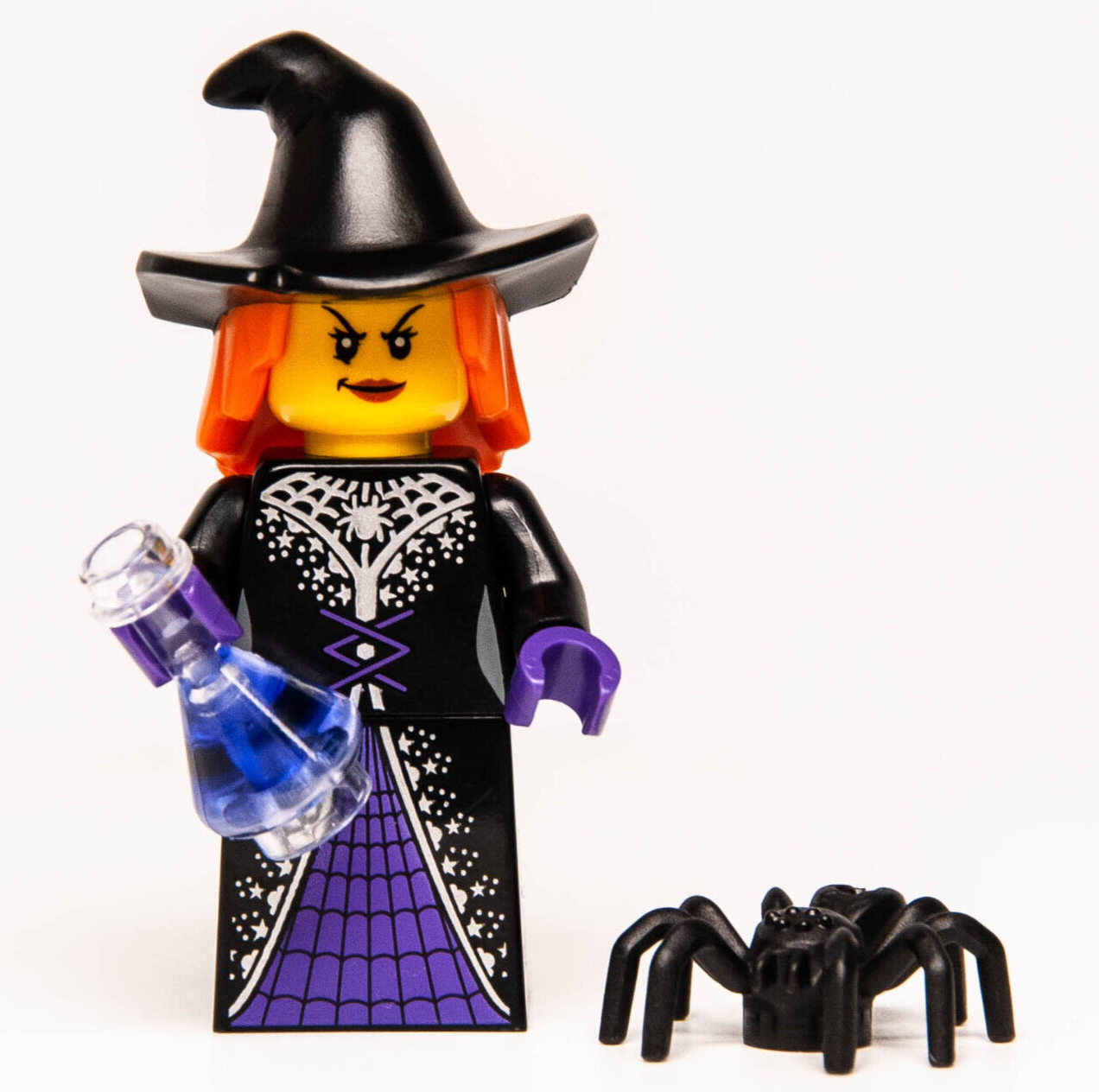 New Lego BAM 2022 Minifigure Witch w/ Potion (hol301) Halloween (blk - StudBee