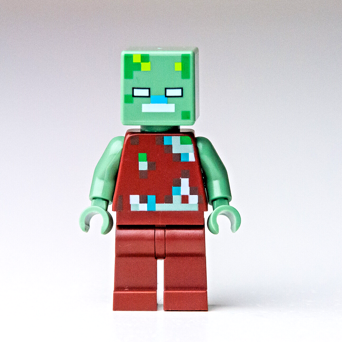 LEGO Drowned Zombie Minifigure - The Coral Reef - 21164 (min088)