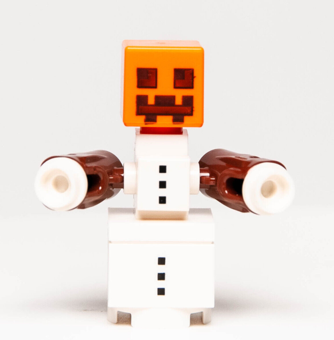 LEGO Minecraft Minifigure - Snow Golem (min023) Snowman 21120 The Snow Hideout - StudBee