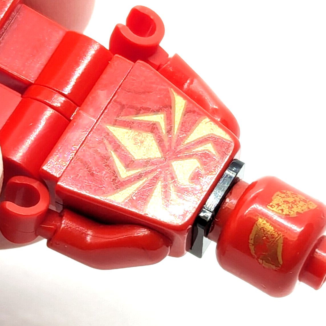 Lego Spider-Man:  Iron Spider Minifigure (sh193) 76037 Gold *See Condition* - StudBee