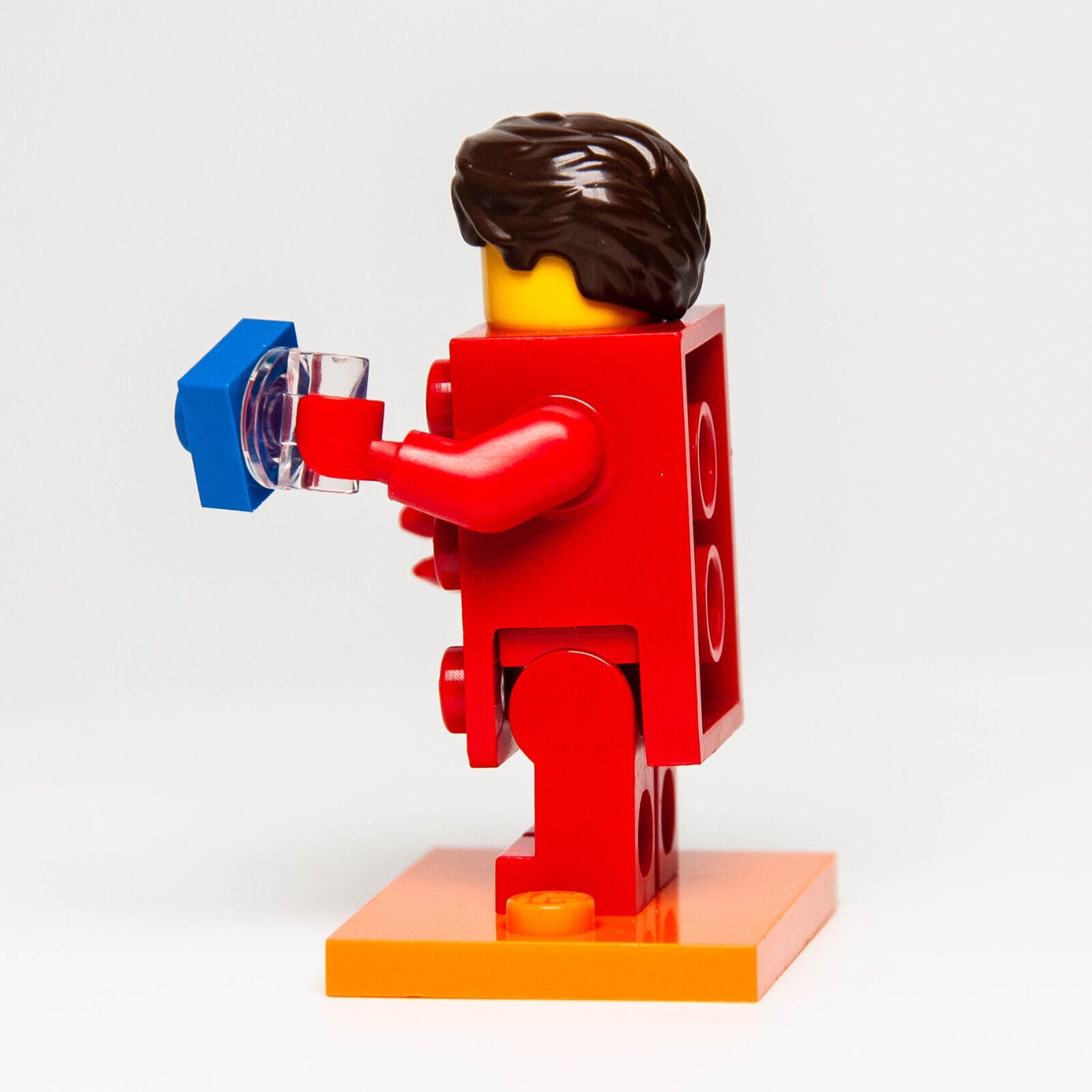 New Lego Series 18 CMF Minifigure - Red Brick Costume Suit Guy (col18-2) 71021 - StudBee