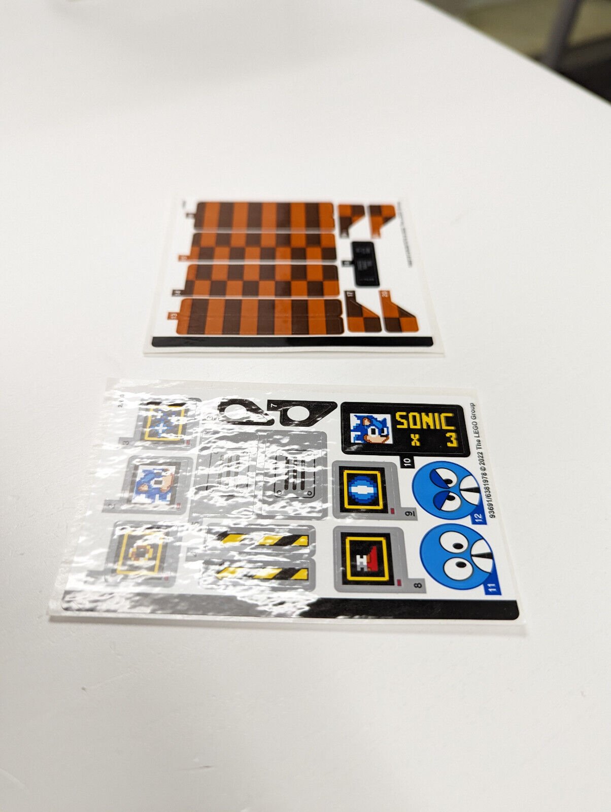 NEW LEGO Stickers for 21331, Sonic The Hedgehog Green Hill Zone - STICKERS ONLY - StudBee