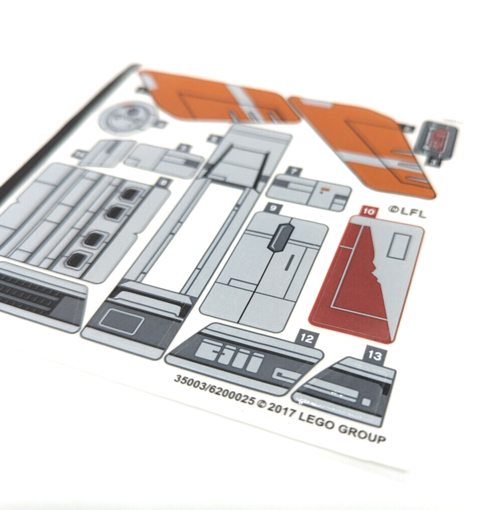 NEW LEGO - Sticker - Star Wars - Resistance Transport Pod - Set 75176 - StudBee