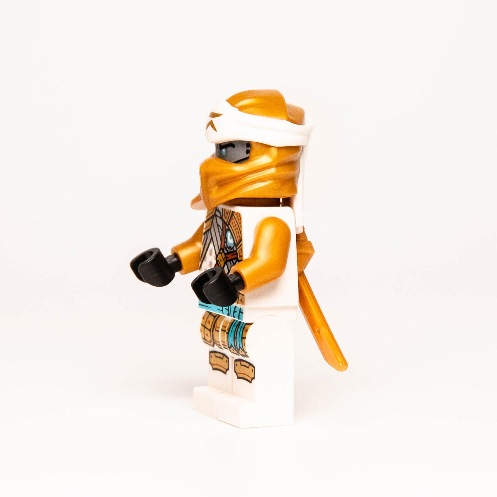 LEGO Ninjago Minifigure - Zane Golden Ninja Crystalized (njo760) 71770 71774 - StudBee