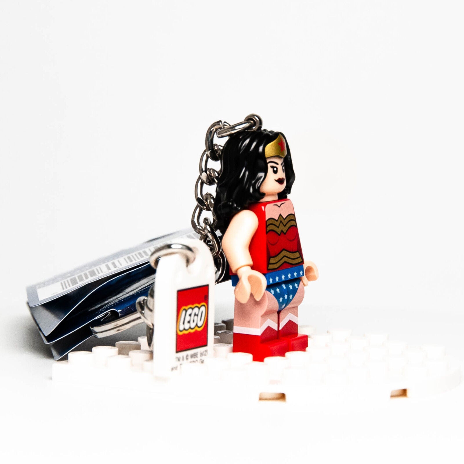 Lego Wonder Woman Minifigure Keychain DC 853433 (sh0004) 6862 71209