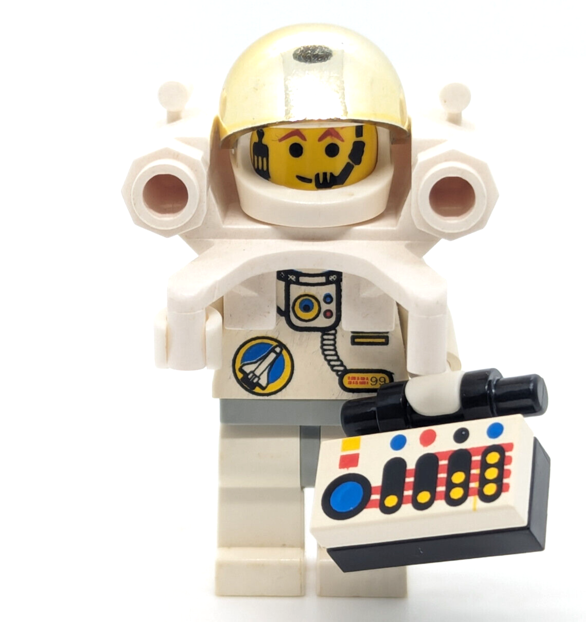 LEGO Space Port Minifigure - Astronaut C1 (spp006) 6458 Jet Pack Satellite - StudBee