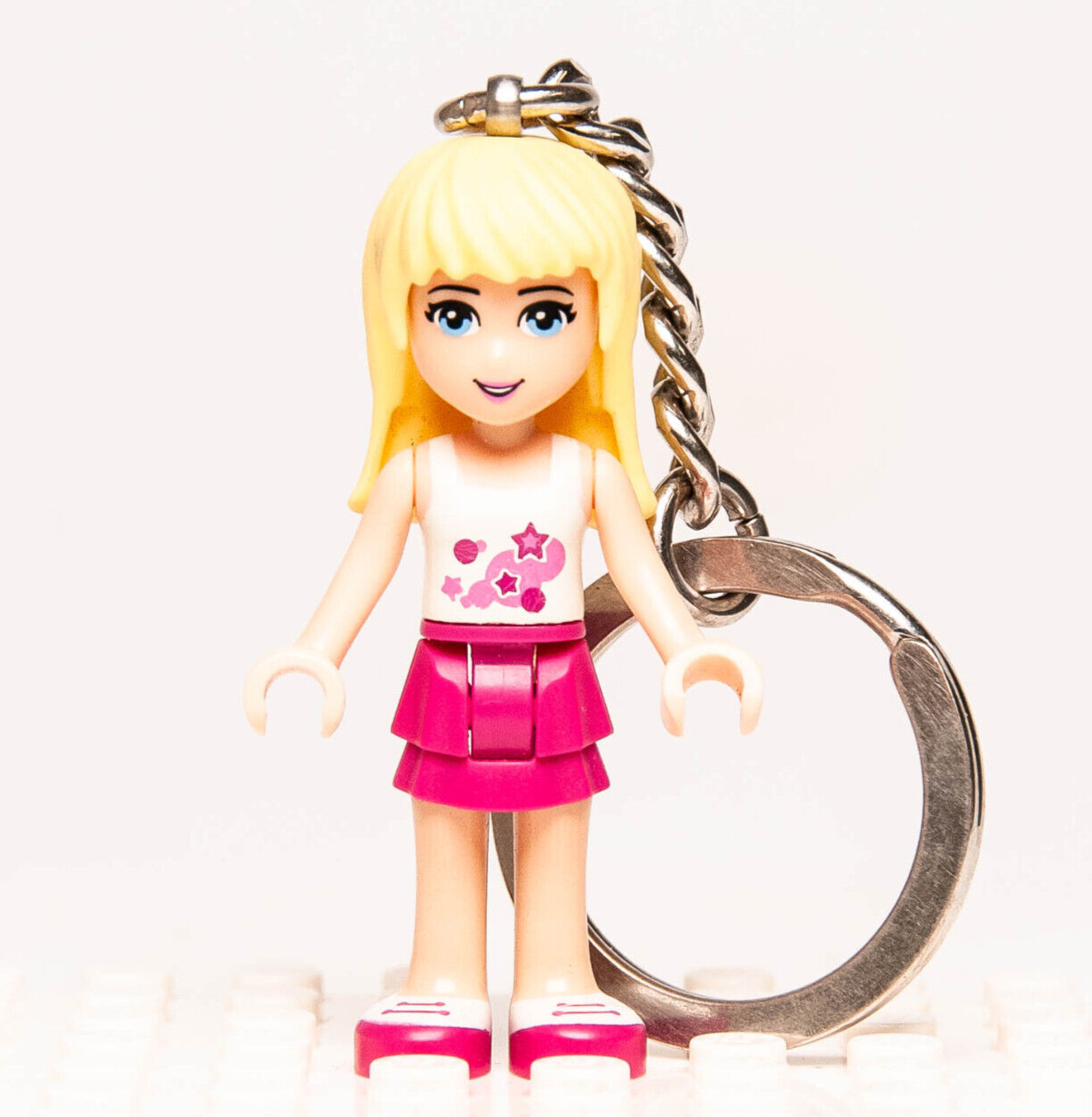 Lego 853550 Friends Stephanie Minifigure Keychain Keyring frnd102 - StudBee