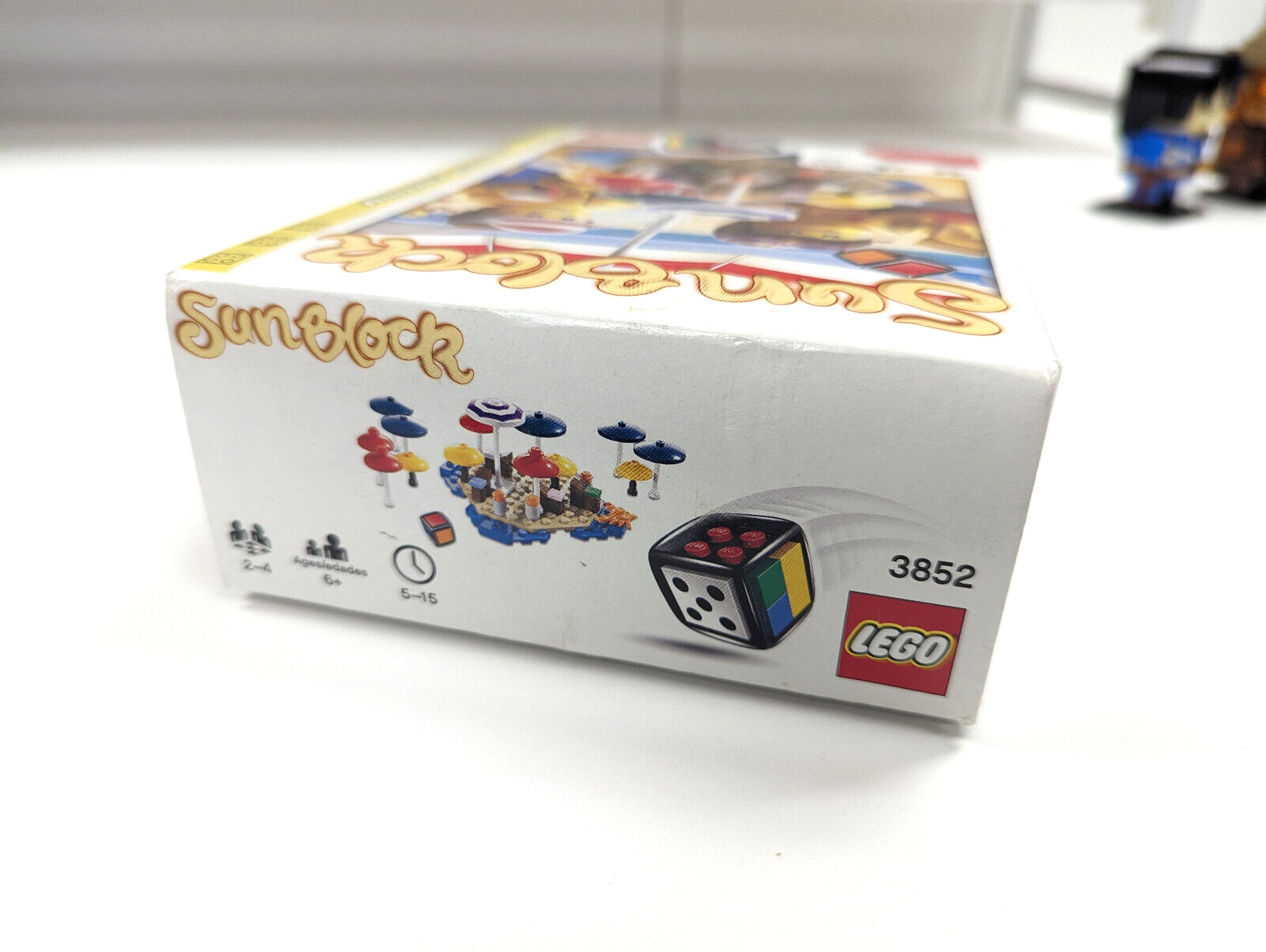 *NEW* LEGO 3852 SUNBLOCK Game Beach Umbrella Summer - Retired, Open Box - StudBee