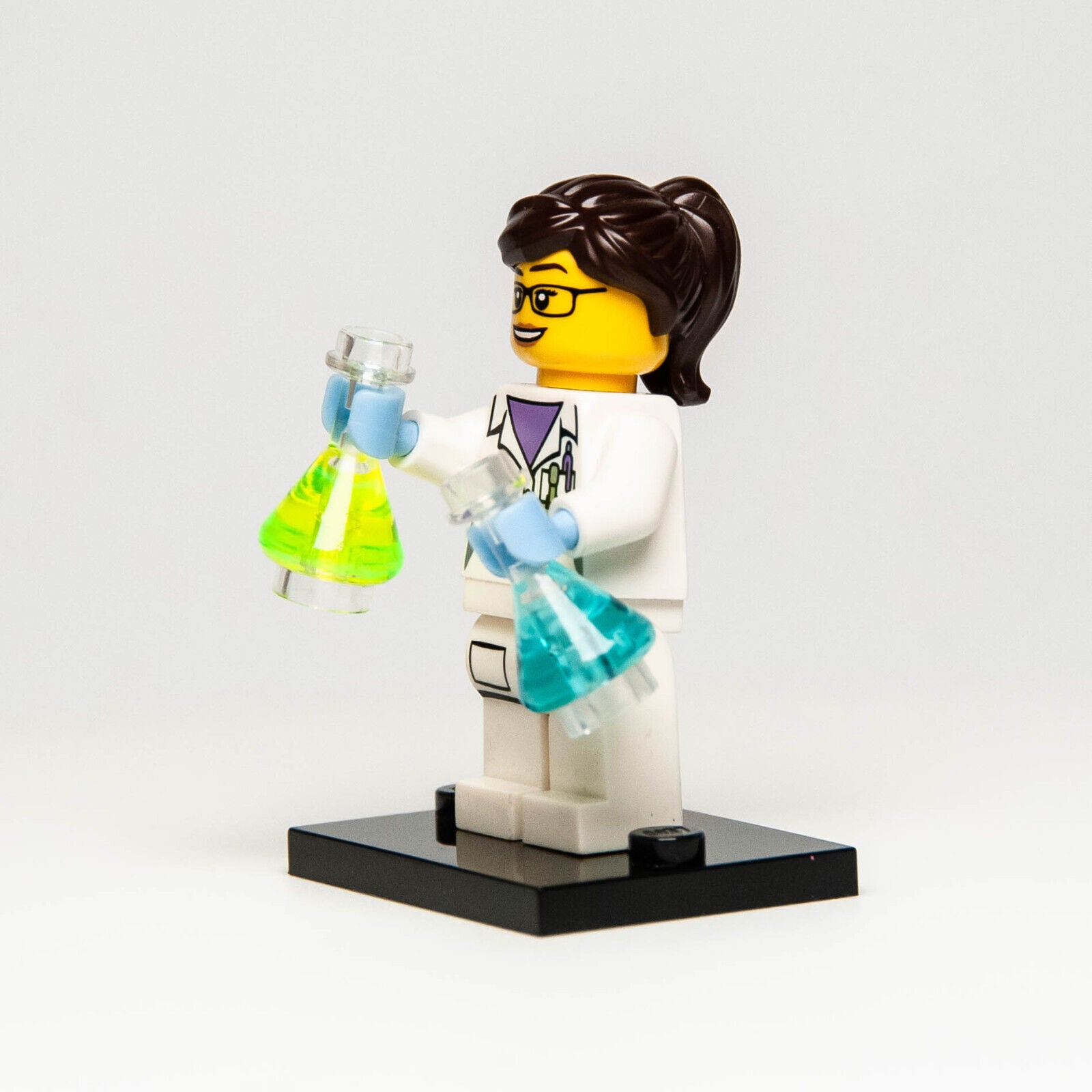 LEGO CMF Minifigure 71002 Series 11 Female Scientist (col11-11 col173) Lab Flask - StudBee