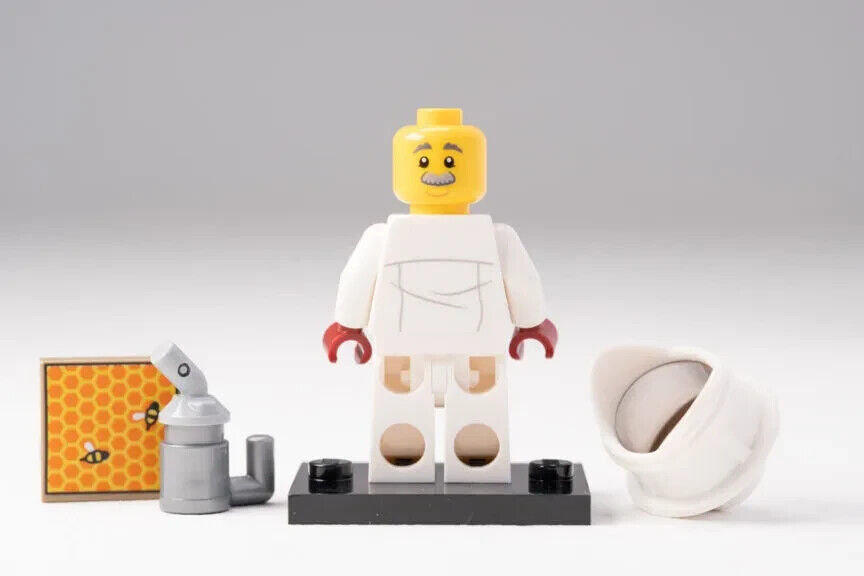 New LEGO CMF Series 21 Minifigure - Beekeeper (col21-7) 71029 Honeycomb Bees - StudBee