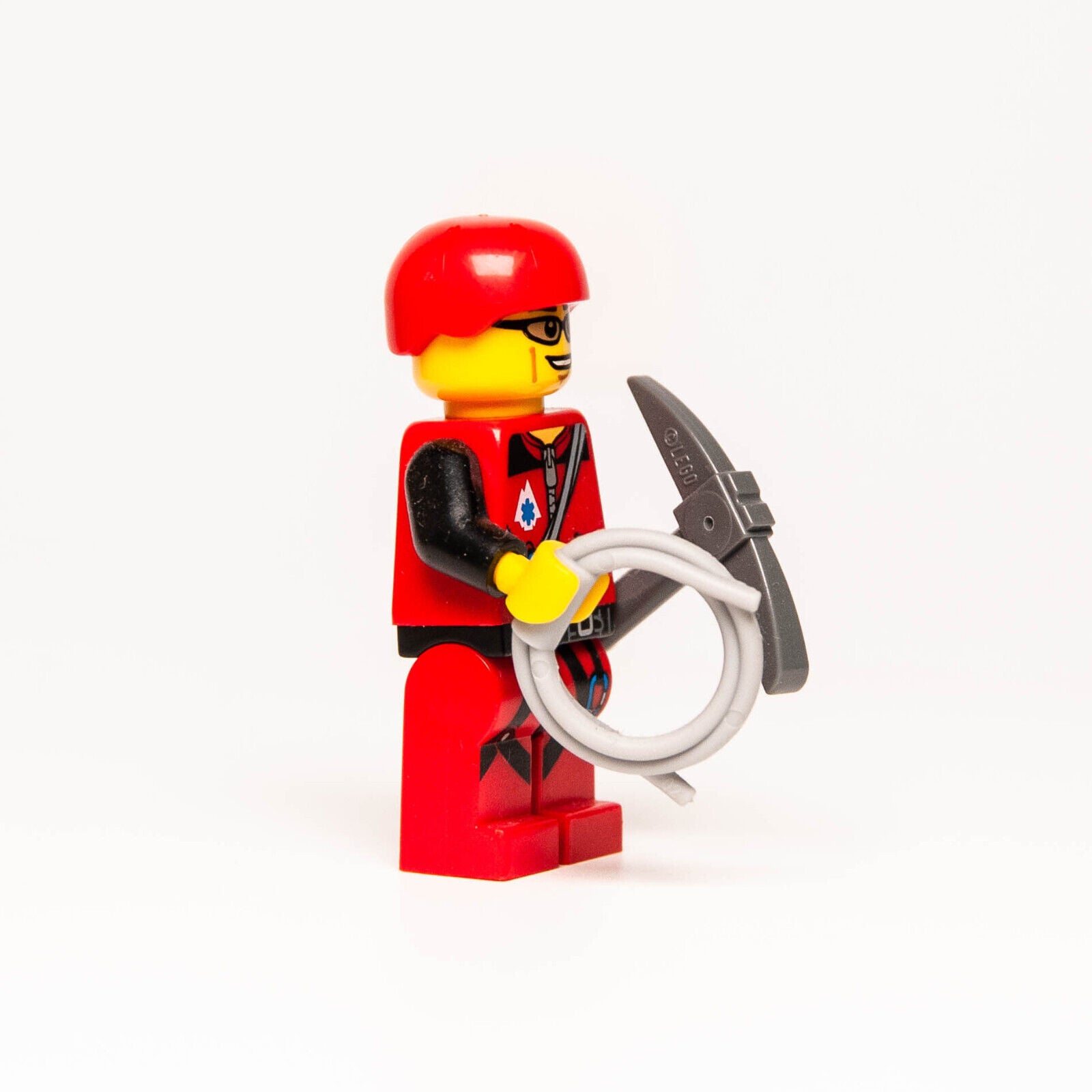 LEGO CMF Minifigure 71002 Series 11 - Mountain Climber (col11-9) col171 Rope Axe - StudBee