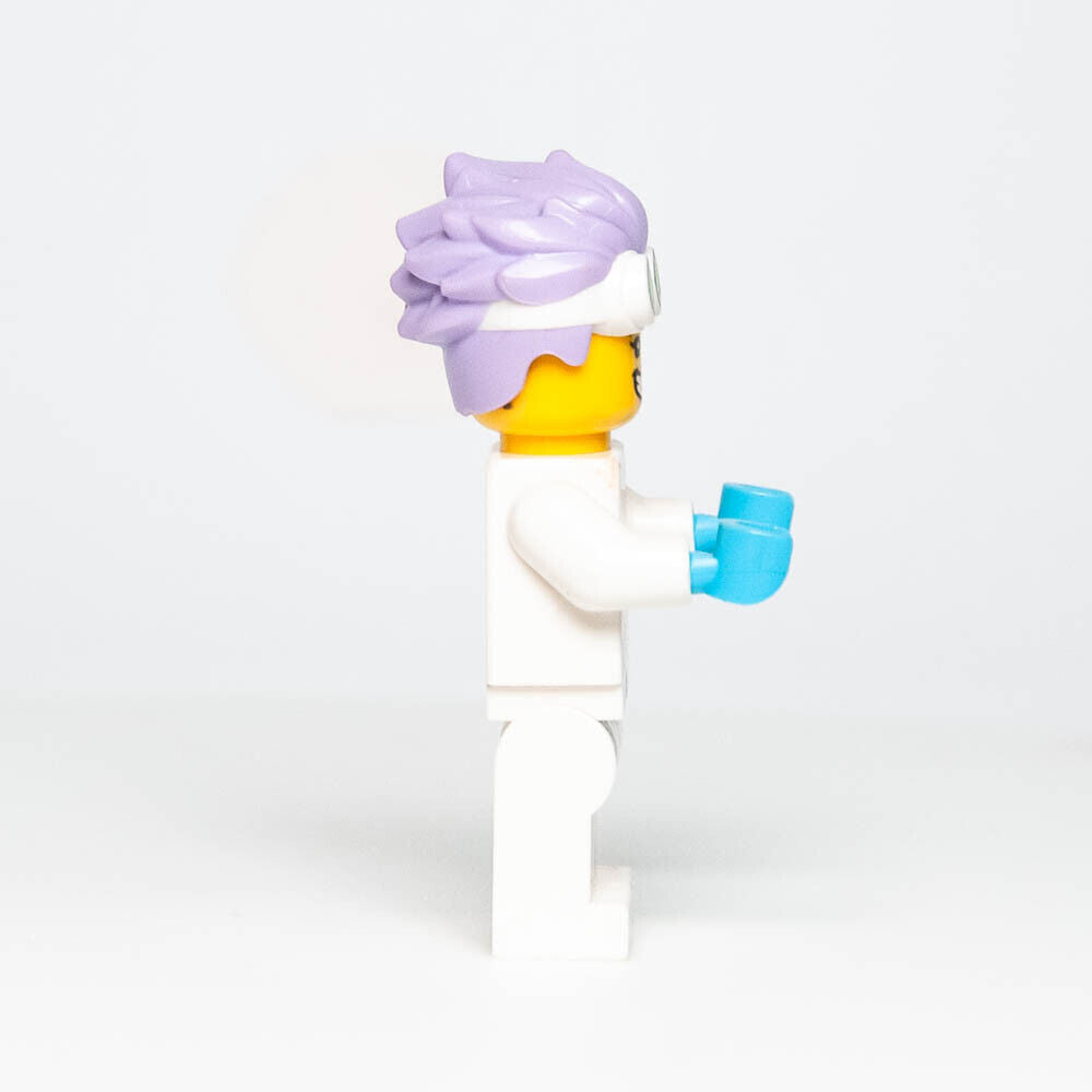 LEGO Hidden Side Minifigure: J.B. Watt Scientist - Smile Annoyed (hs002) Lab