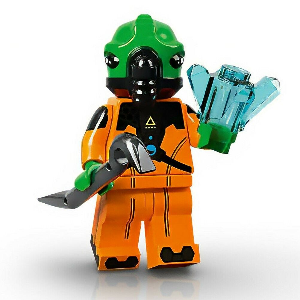 New LEGO Alien Minifigure - Series 21 CMF w/ Stand and Accessories (col21-11) - StudBee