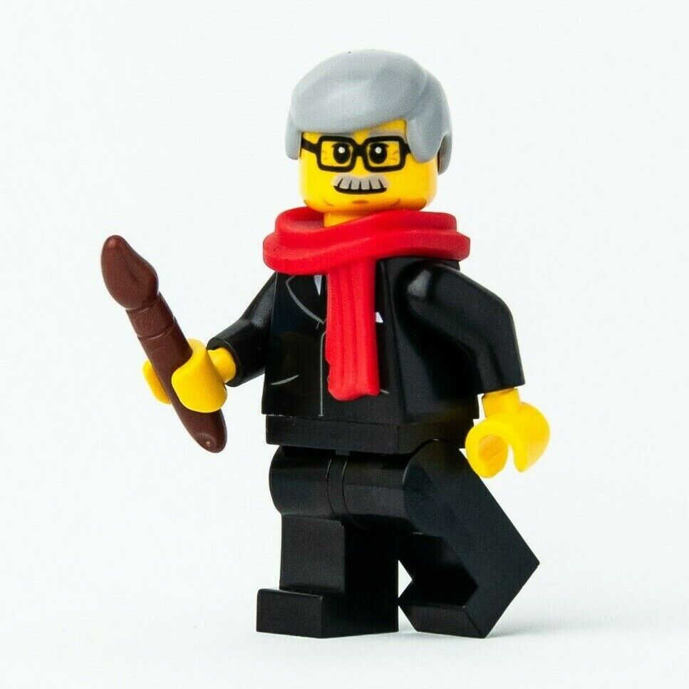 New LEGO Chinese New Year 80104 Lion Dance Minifigure: Mayor w/Red Scarf (hol175 - StudBee