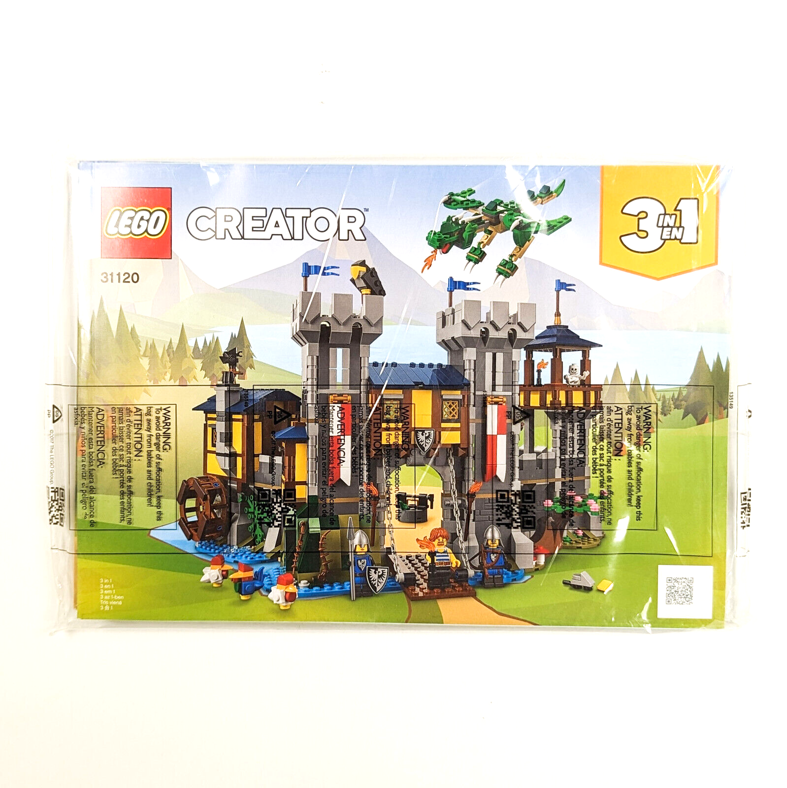 New LEGO Creator 3-in-1 Medieval Castle Set 31120 Sealed BOOKLETS ONLY - StudBee