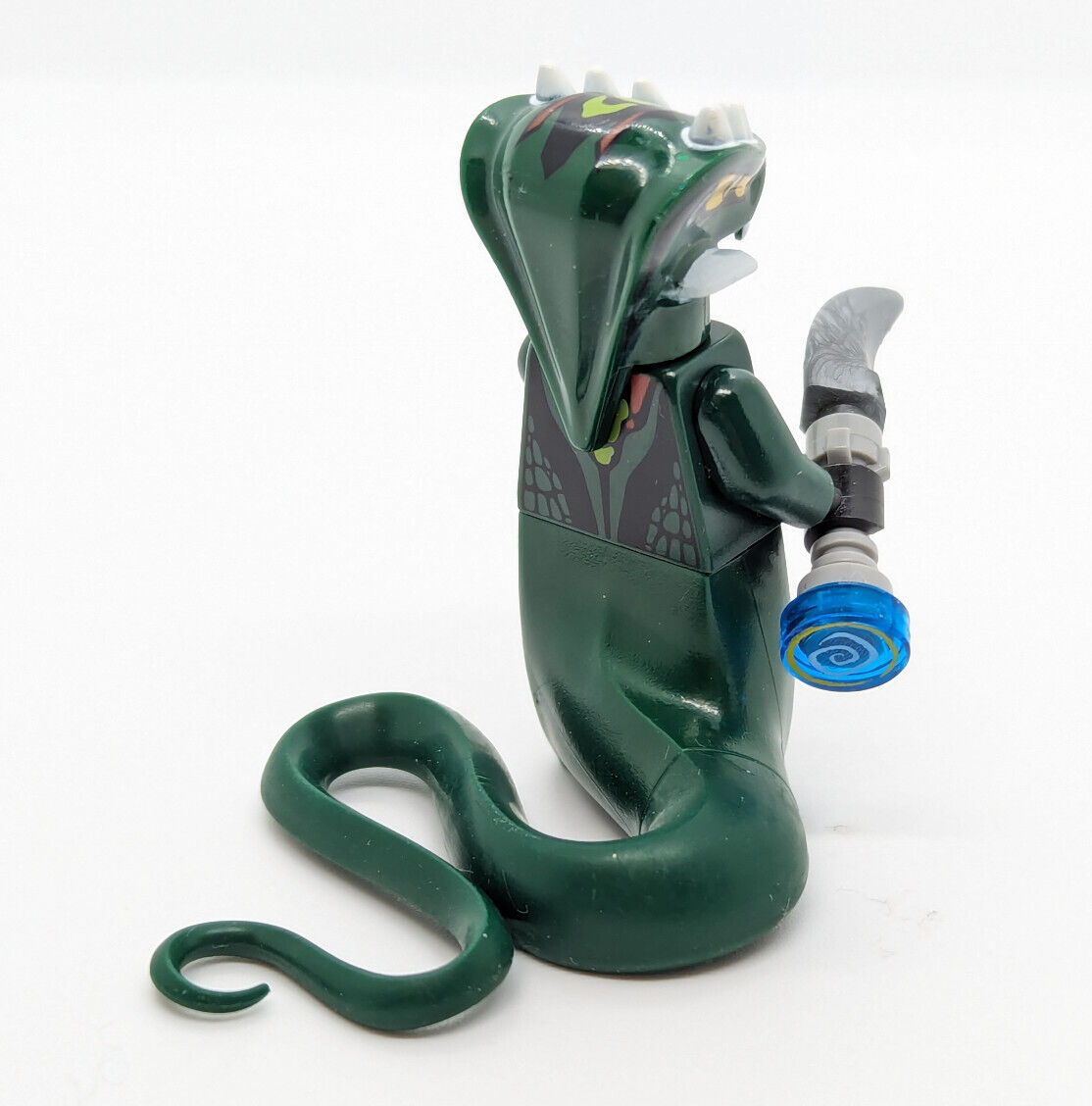 Lego Ninjago Green Snake Minifigure: Acidicus (njo066) 9450 Epic Dragon Battle - StudBee