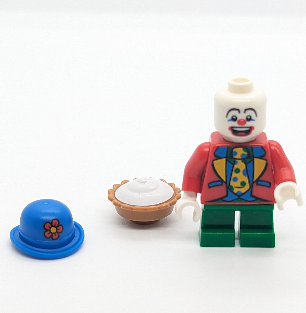 NEW LEGO CMF 8805 Series 5 - Party Clown Minifigure  w/ Pie (col05-9)Birthday