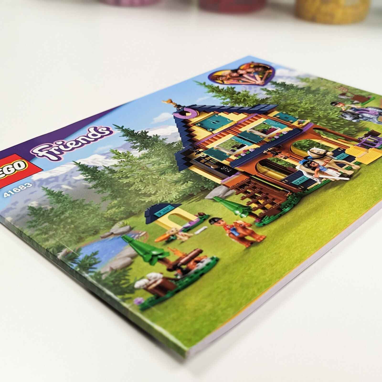 New LEGO Friends Forest Horseback Riding Center Set 41683 BOOKLET ONLY - StudBee