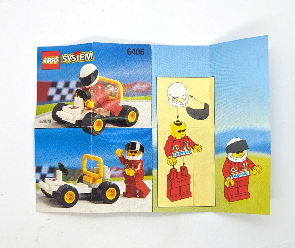 Lego Classic Town Race Set 6400 6406 Go Kart Racing Complete, Instructions Octan - StudBee