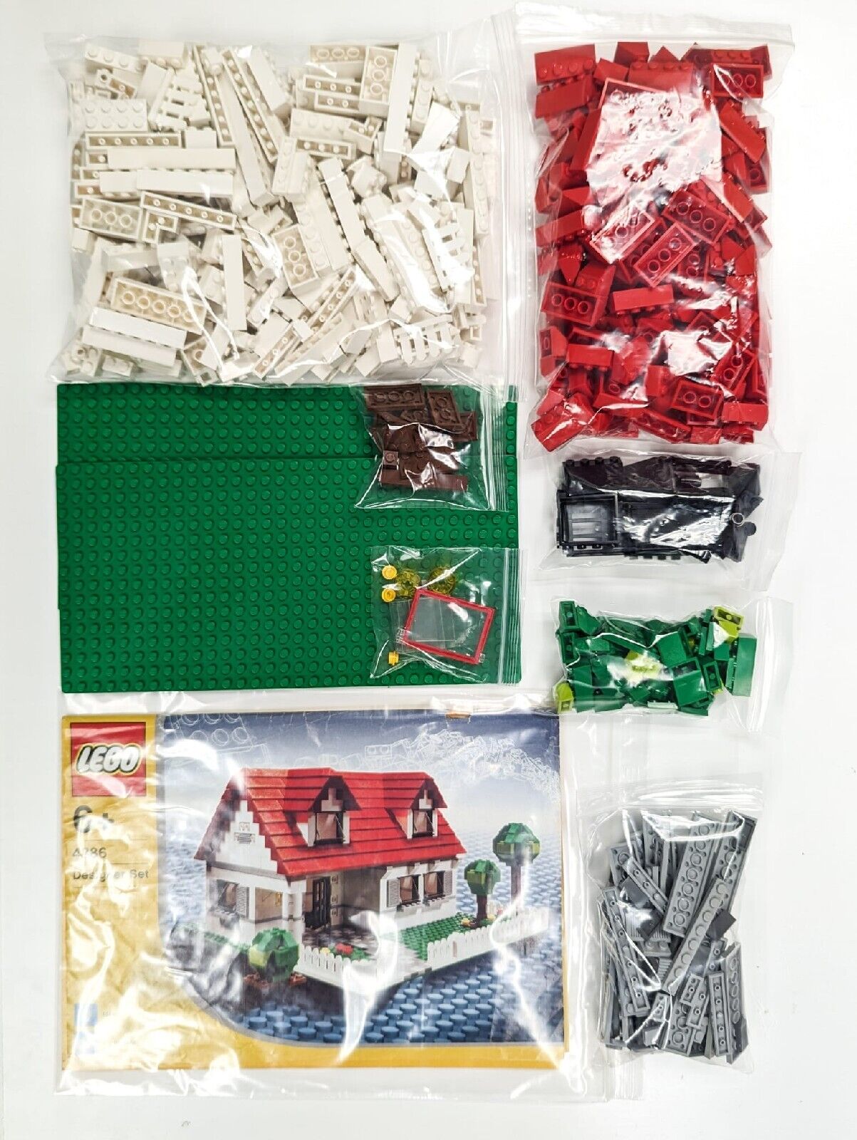 LEGO 4886 Building Bonanza House, 3-in-1 Creator Set, 100% Complete with Manual - StudBee
